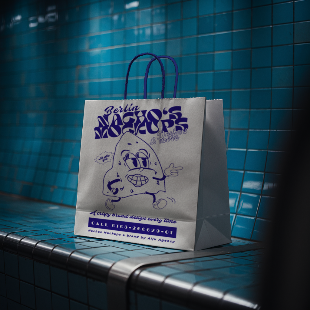 Paper Bag Mockup Urban